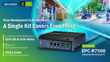 Empowering Development and Production—Introducing Advantech’s EPC-R7300 Industrial Barebone PC for NVIDIA Jetson Orin NX and Orin Nano